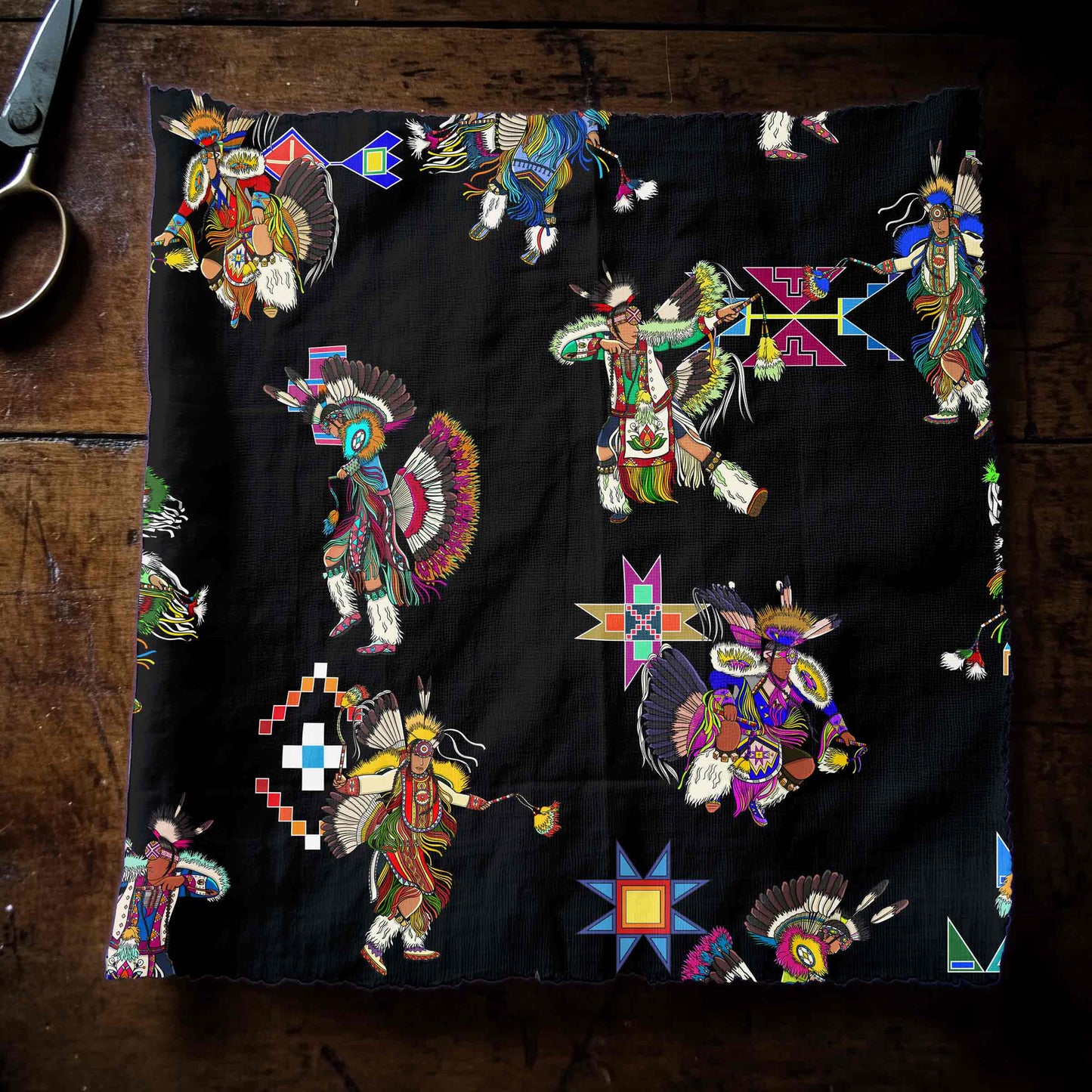 Men's Fancy Dancers Black Small Fabric