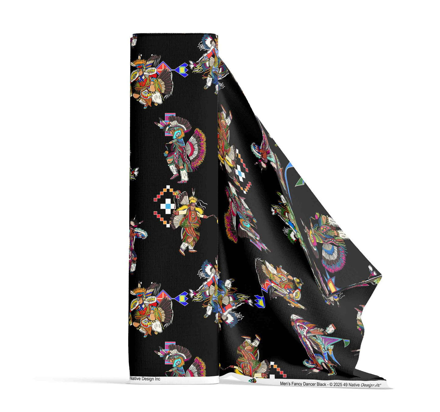 Men's Fancy Dancers Black Large Fabric