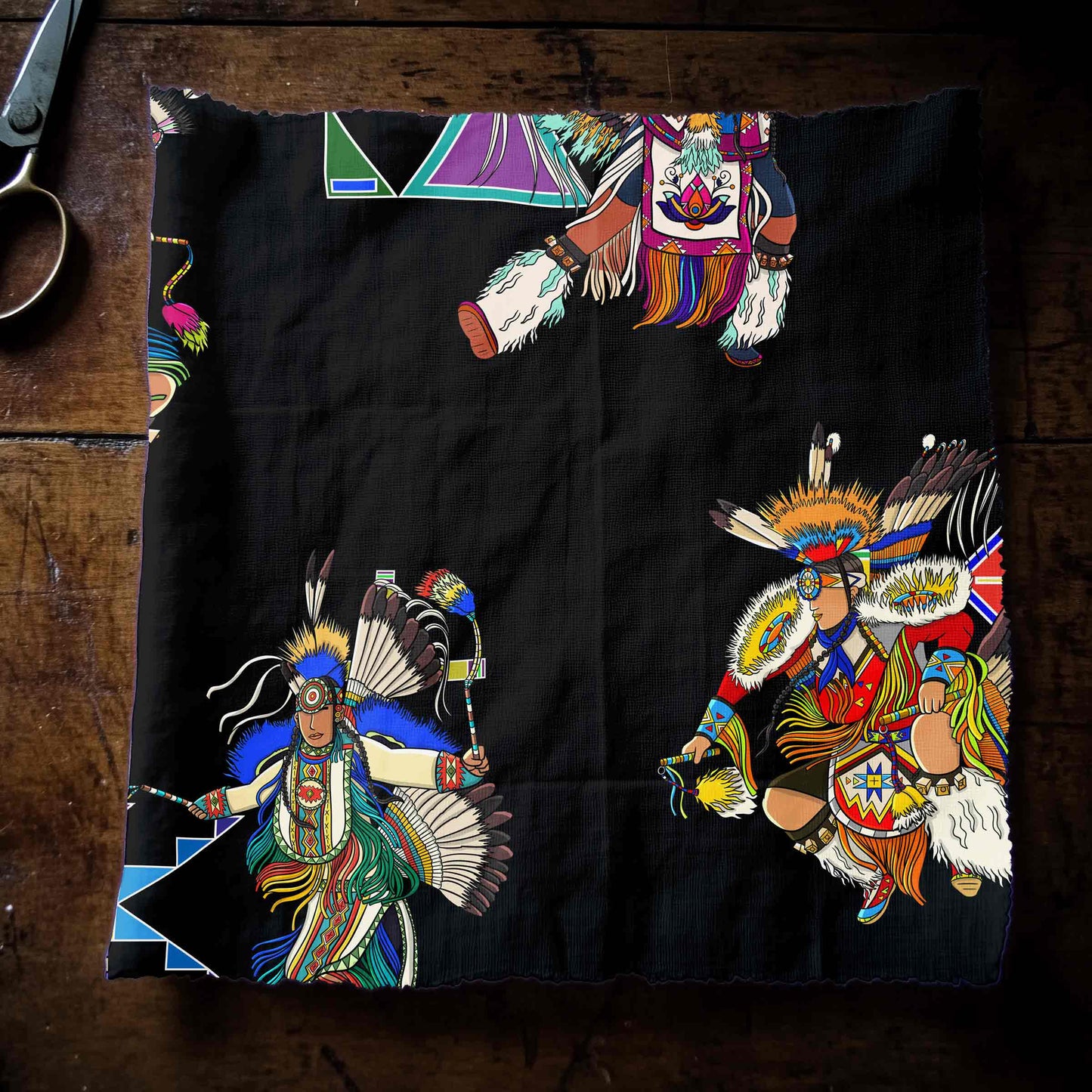 Men's Fancy Dancers Black Large Fabric