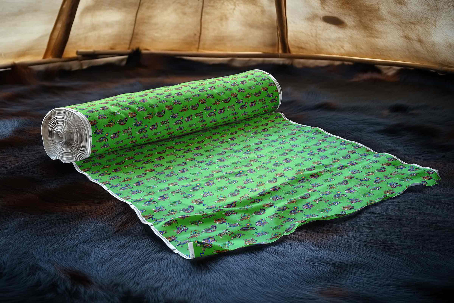 Men's Fancy Dancers Grass Small Fabric