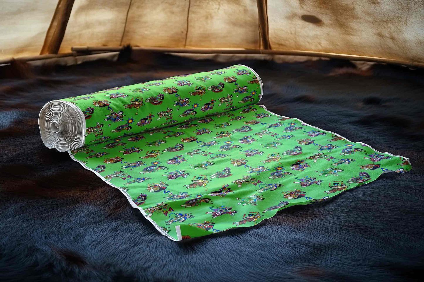 Men's Fancy Dancers Grass Large Fabric