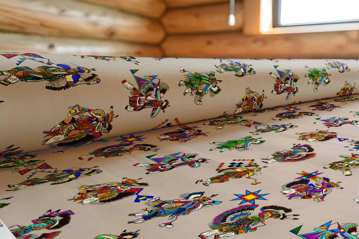Men's Fancy Dancers Muslin Large Fabric
