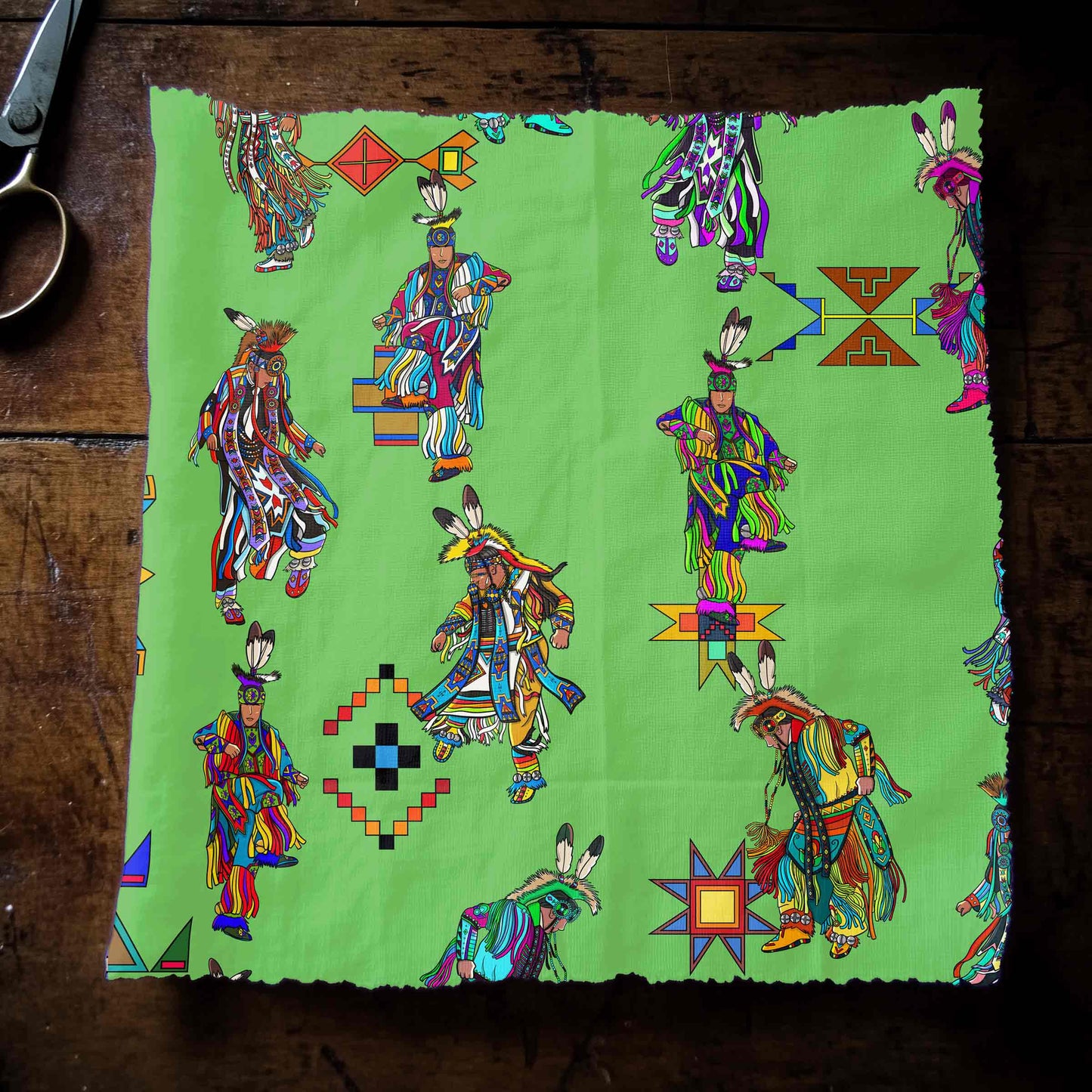 Men's Grass Dancers Grass Small Fabric
