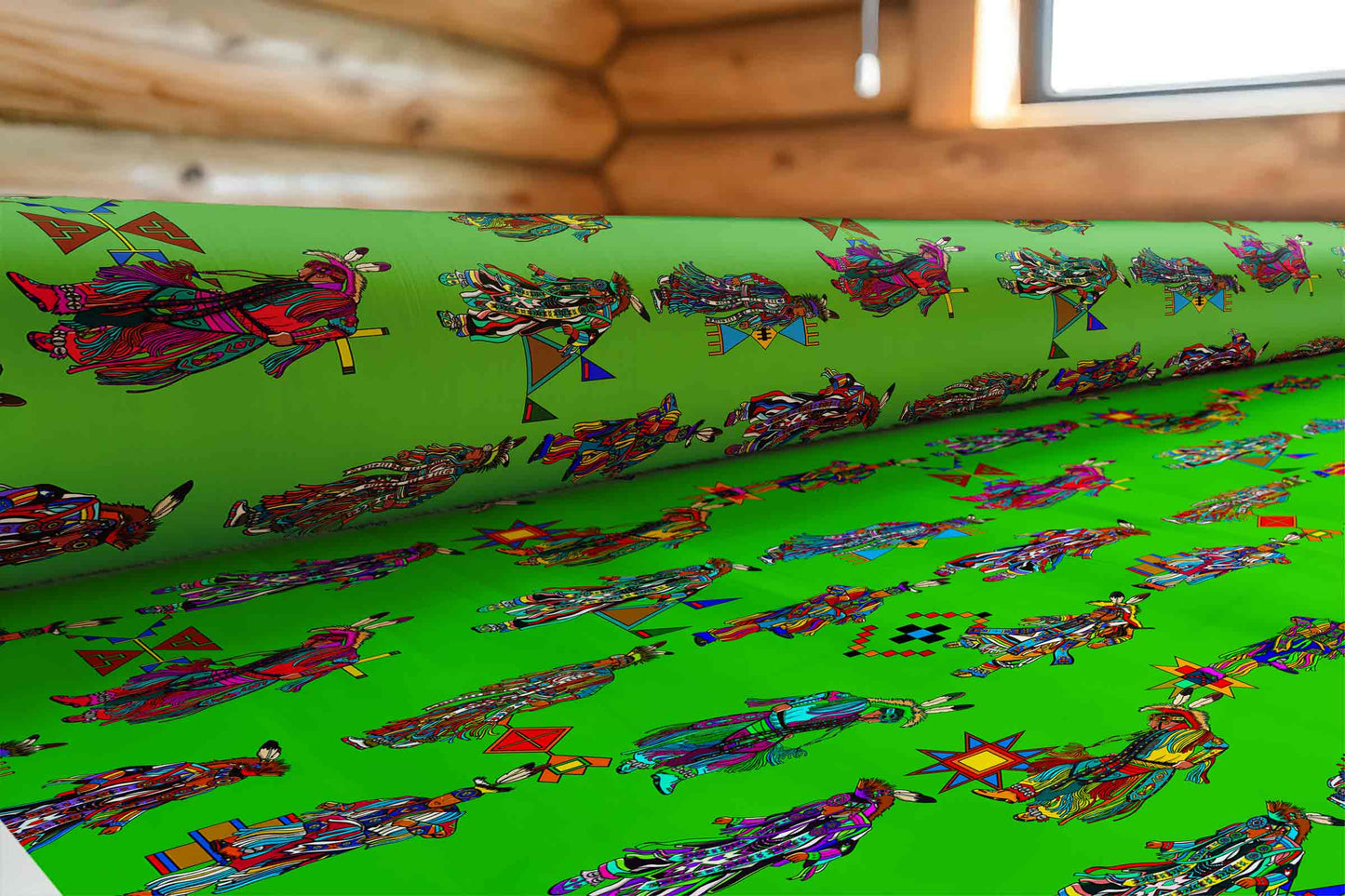 Men's Grass Dancers Grass Large Fabric