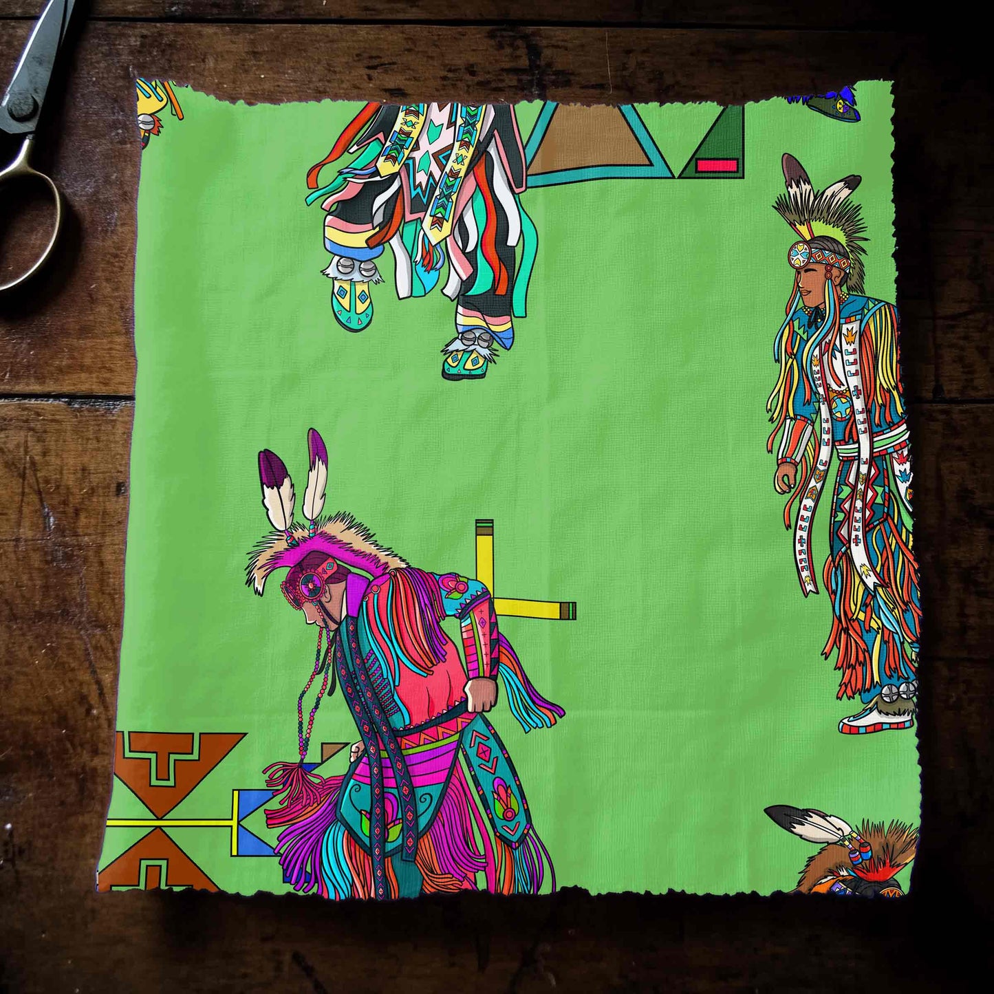 Men's Grass Dancers Grass Large Fabric