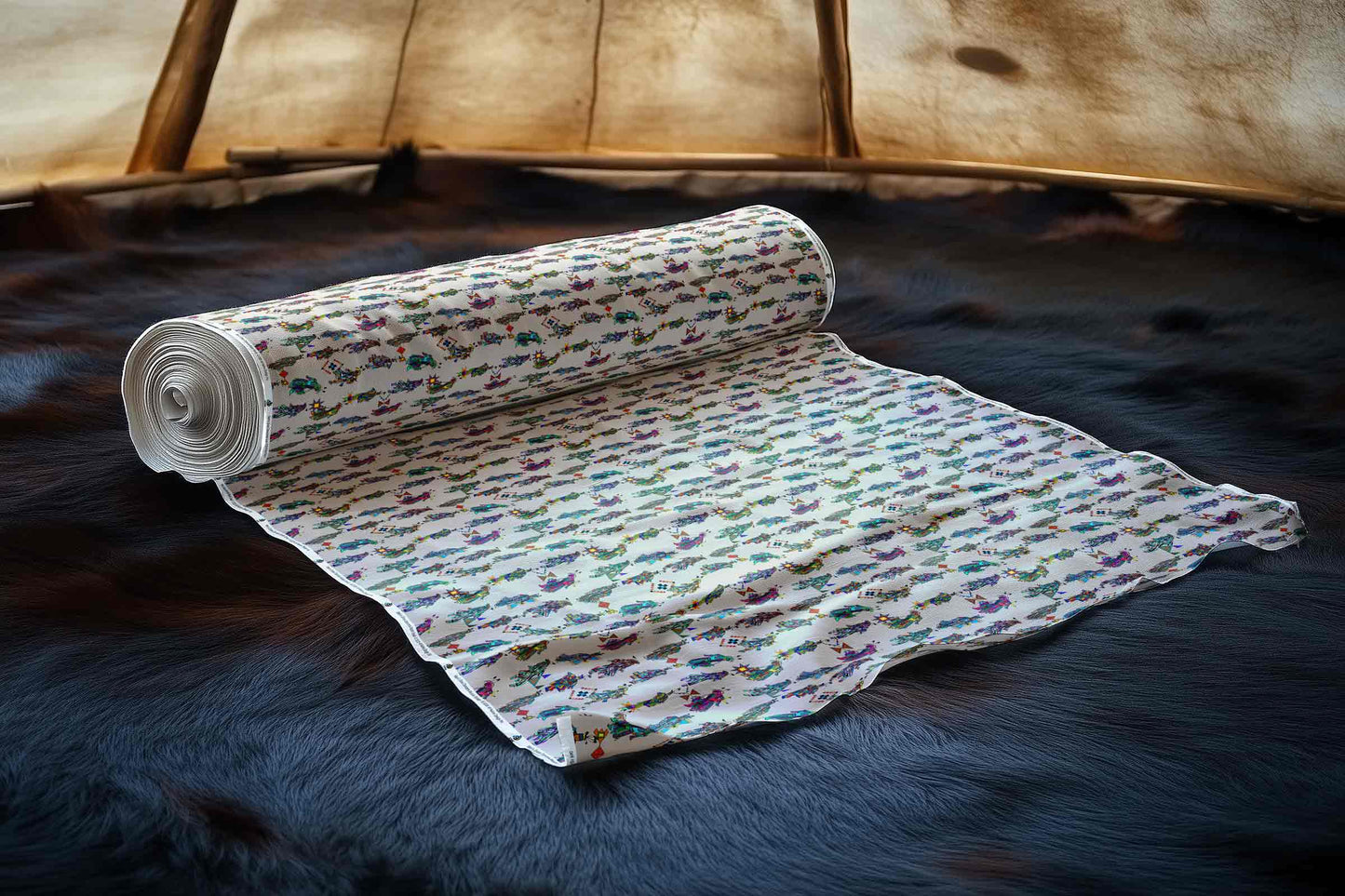 Men's Grass Dancers Muslin Small Fabric