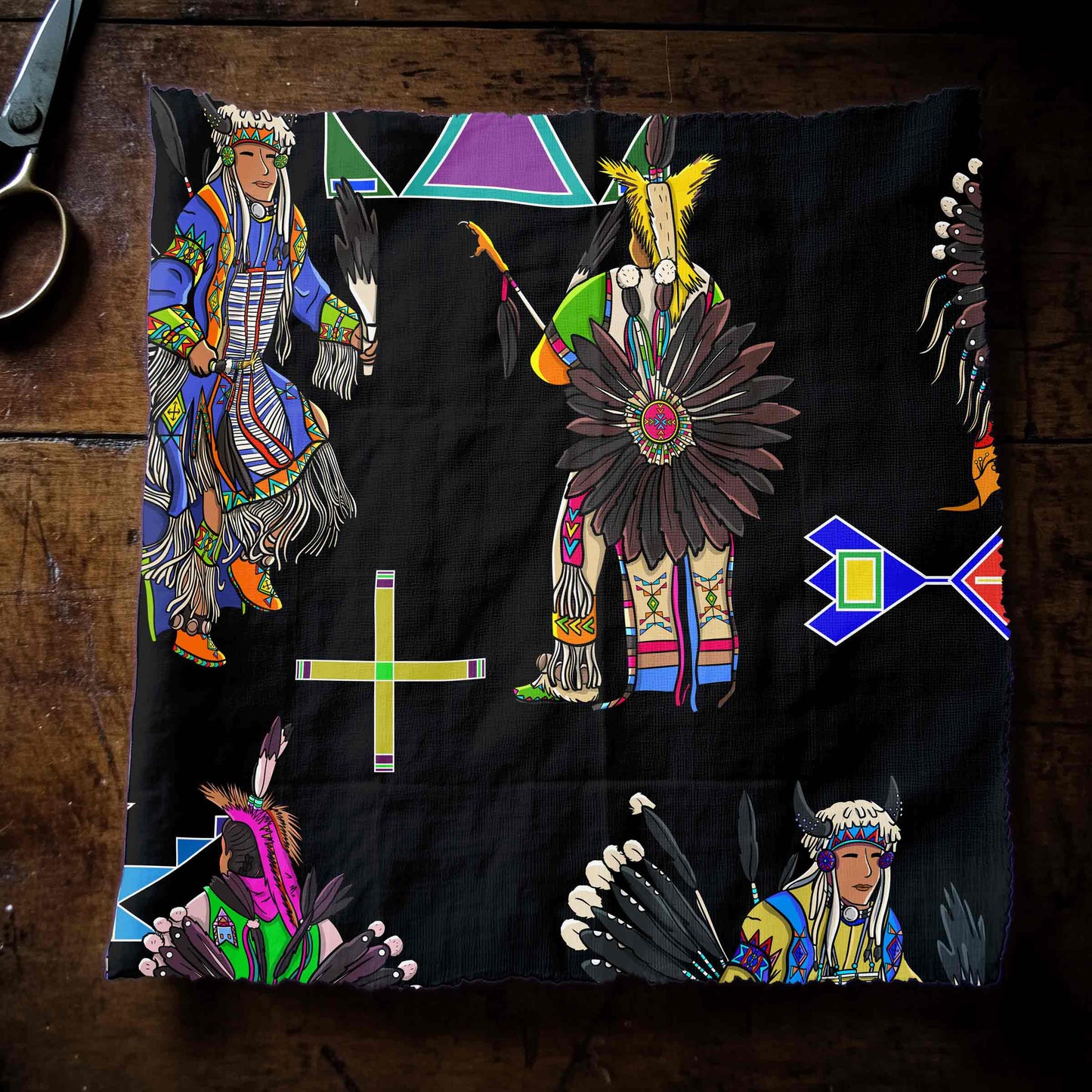 Men's Tradish Dancers Black Large Fabric