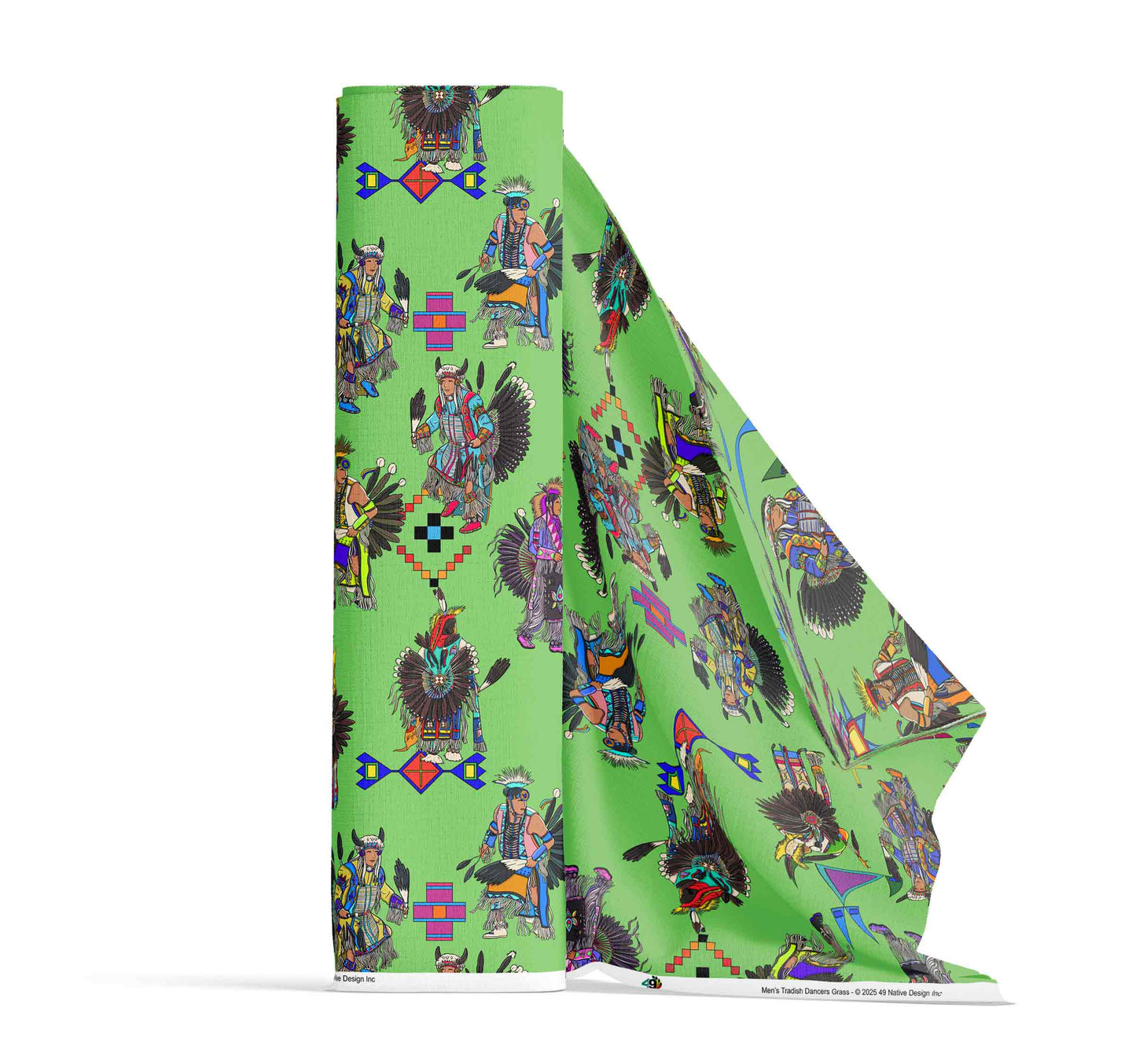 Men's Tradish Dancers Grass Large Fabric