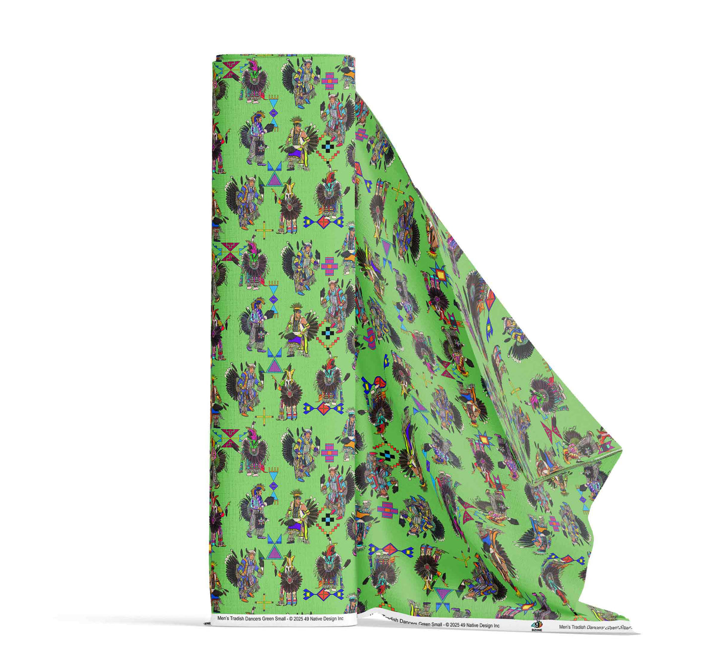 Men's Tradish Dancers Green Small Fabric