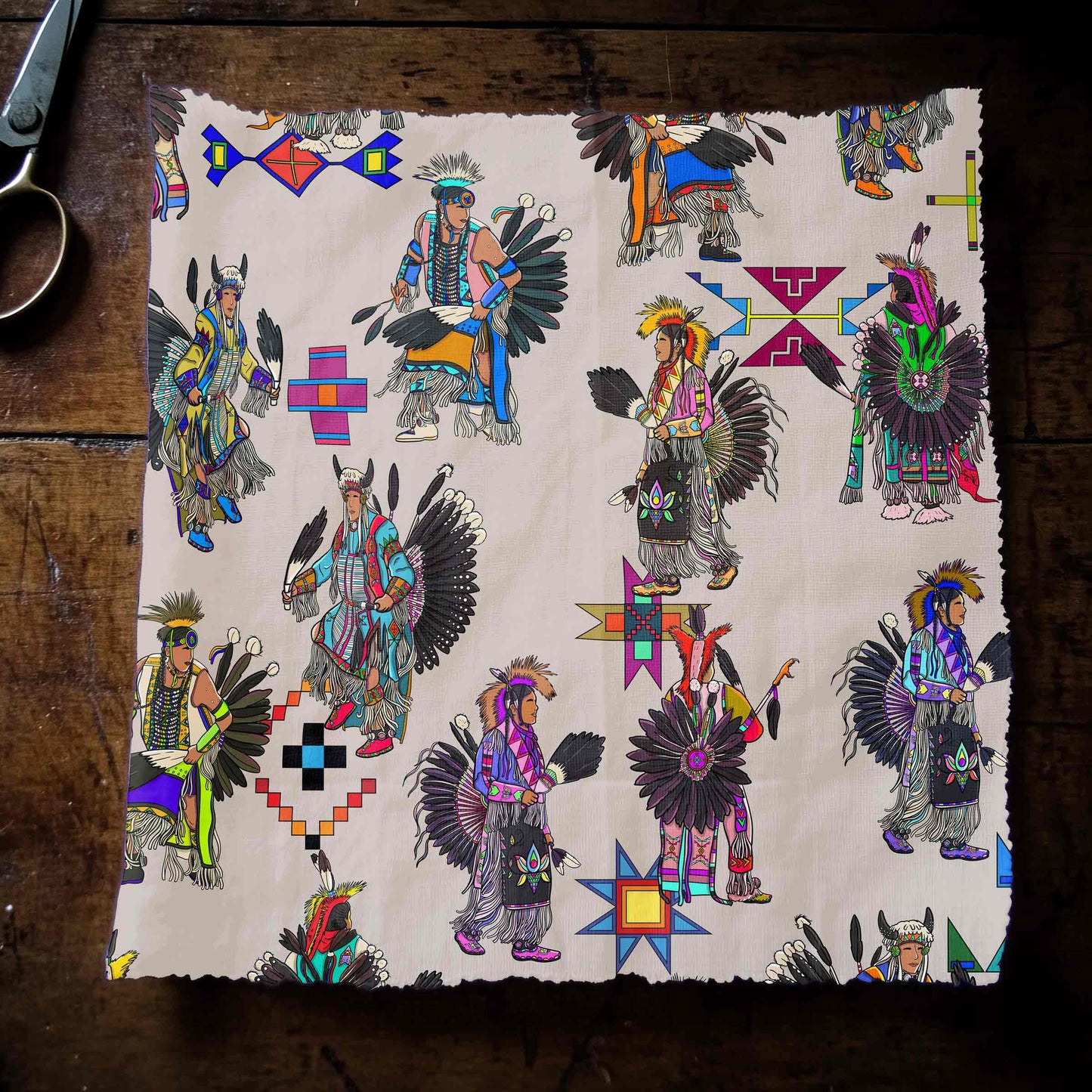 Men's Tradish Dancers Muslin Small Fabric