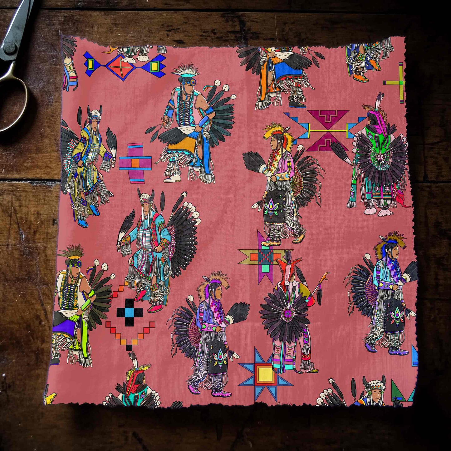 Men's Tradish Dancers Terra Cotta Small Fabric