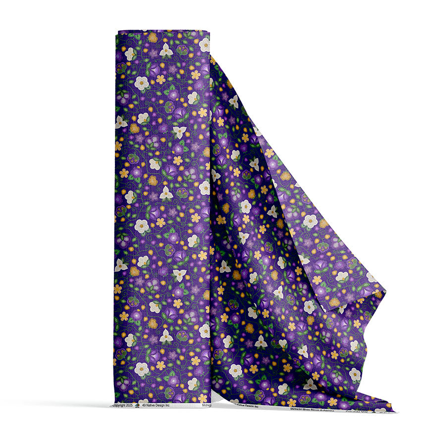 Midnight Moss Bloom Fabric