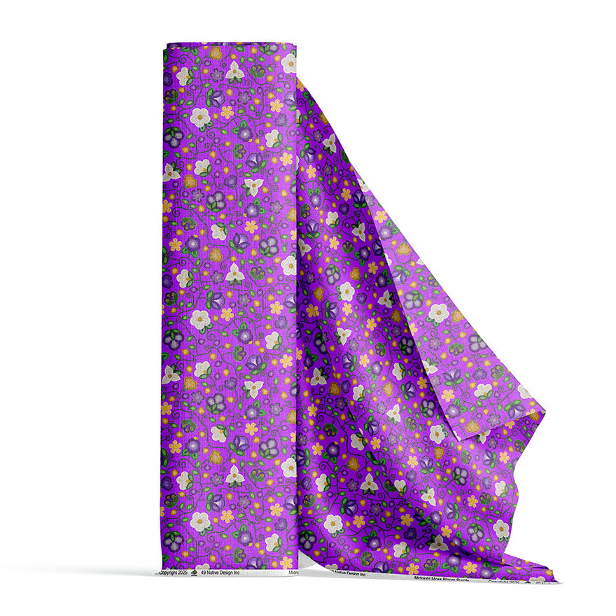 Midnight Moss Bloom Fabric