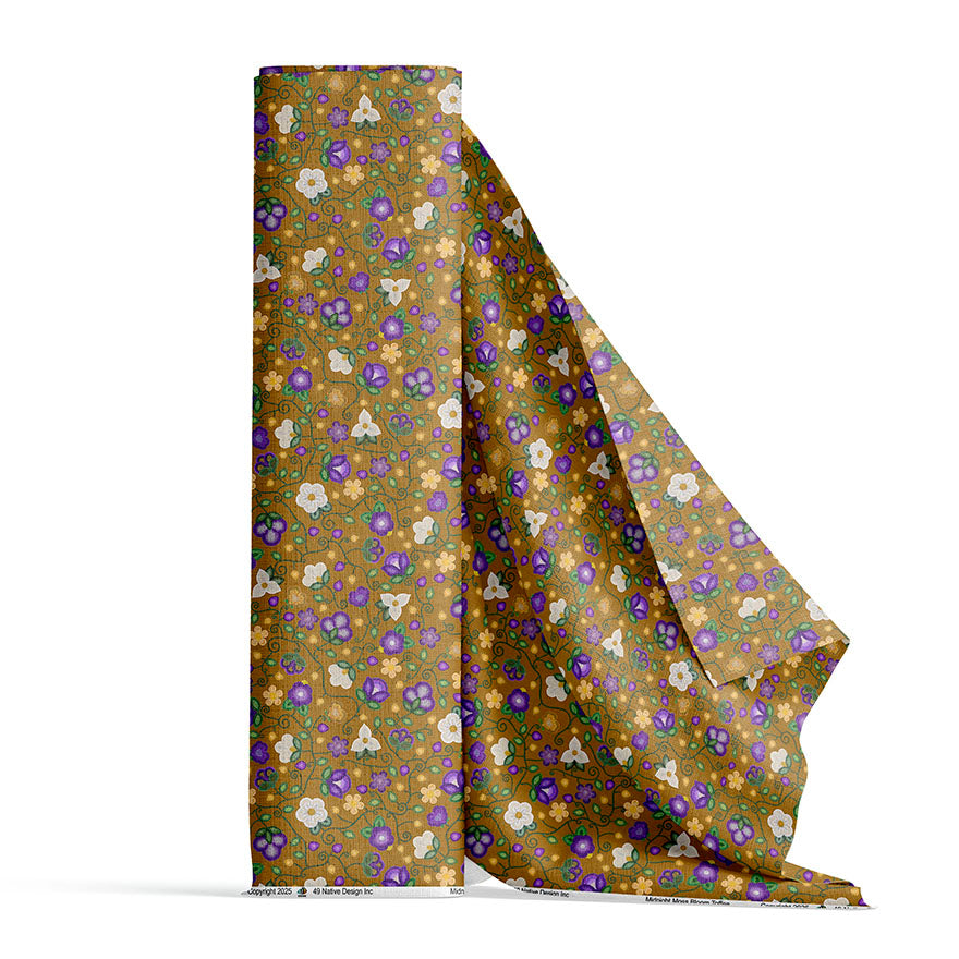 Midnight Moss Bloom Fabric