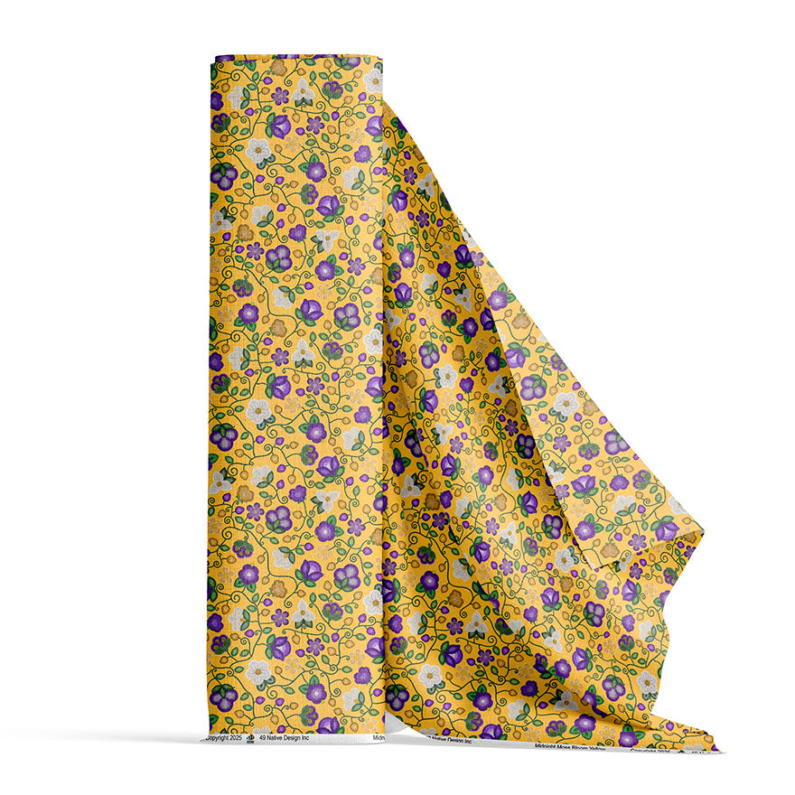 Midnight Moss Bloom Fabric
