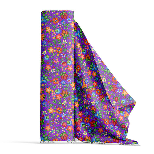 Morning Harmony Purple Fabric
