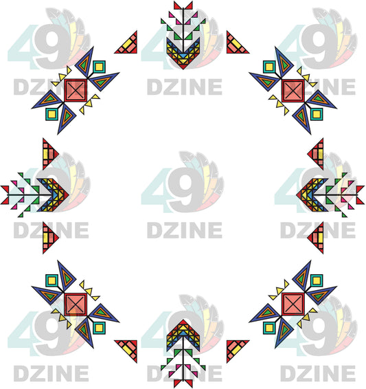 Nightfire Shapes Hat Transfer