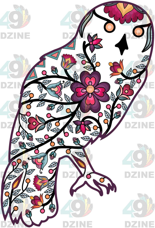 Owl Animal Motif 2 Various Sizes