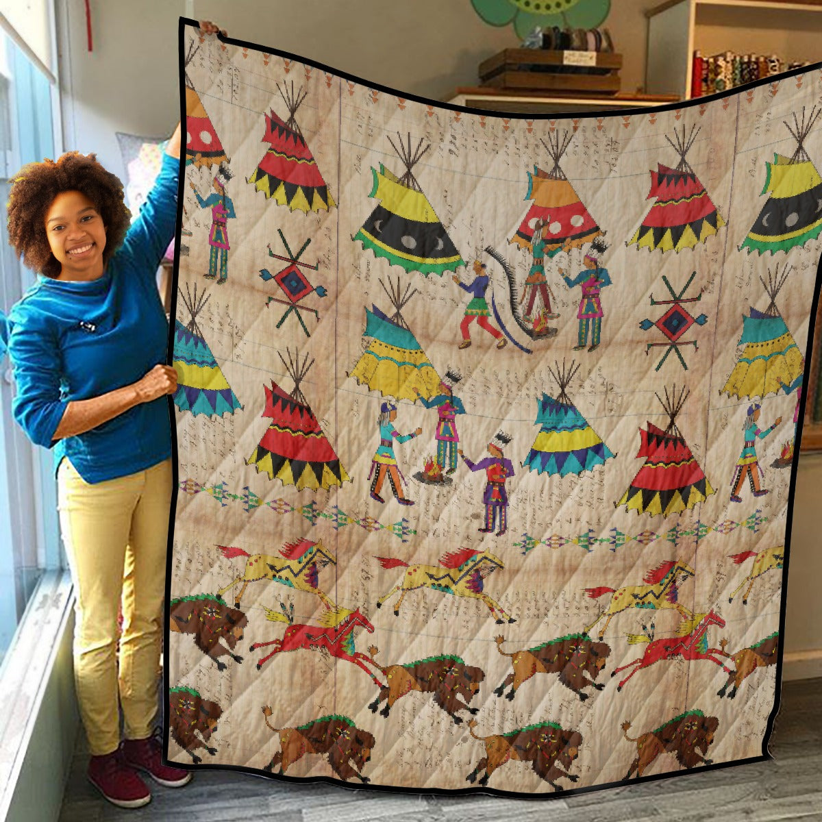 Gathering of the Chiefs Lightweight Quilt