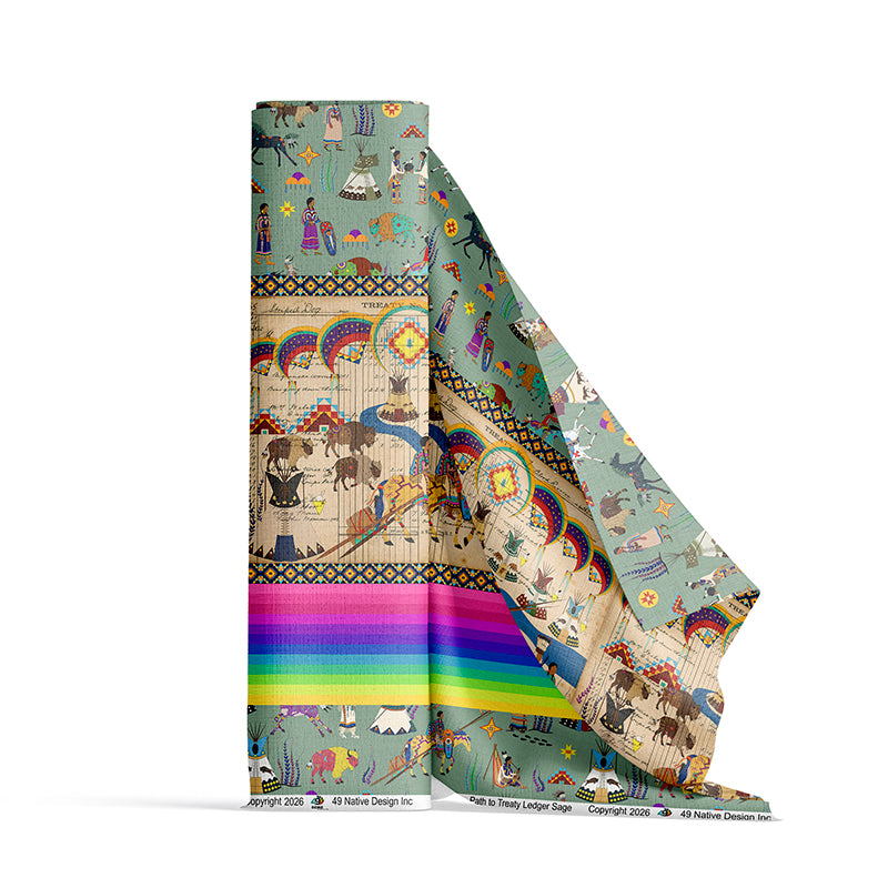 Path to Treaty Sage Fabric