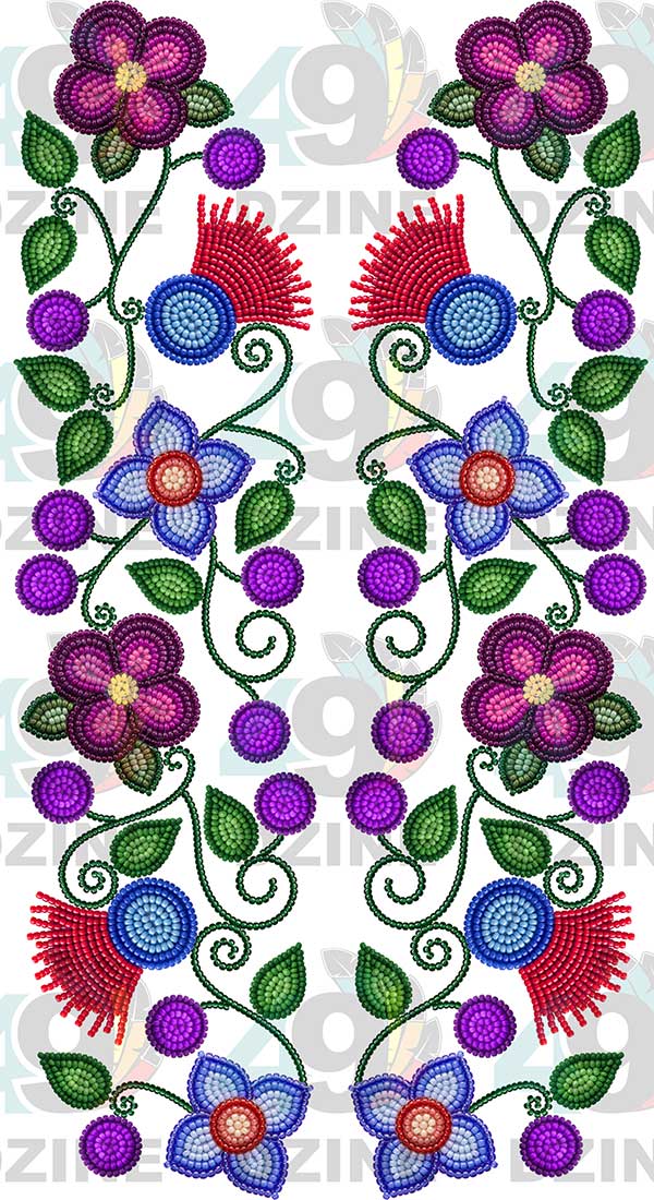 Petal Serenity Beadwork Style