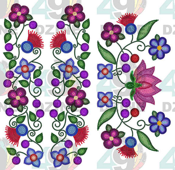 Petal Serenity Beadwork Style