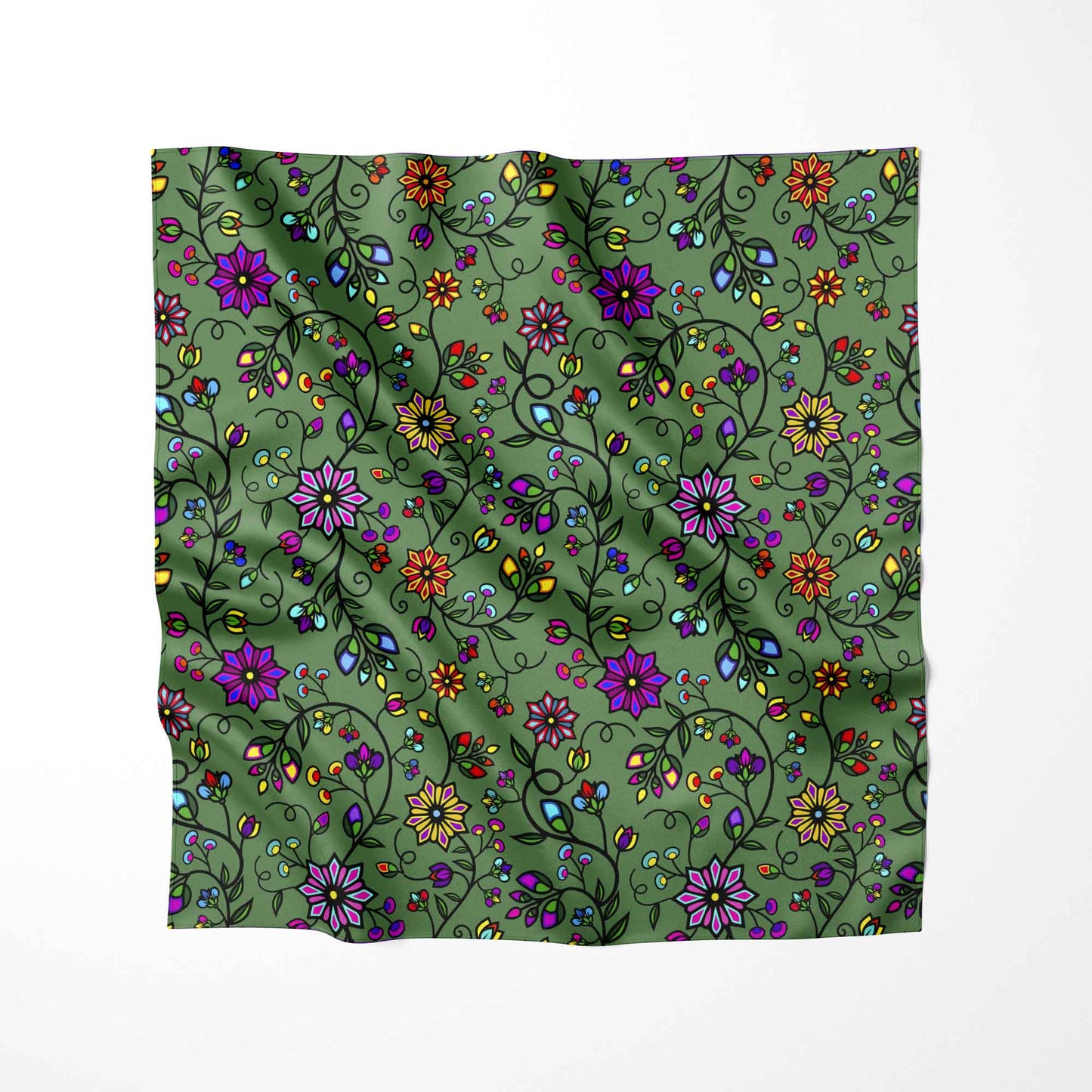 Prairie Paintbrush Sage Fabric