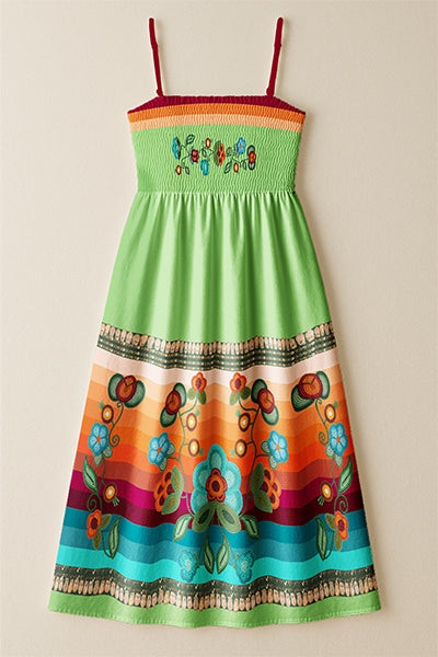 Prairie Fire Petals Smock Top Dress