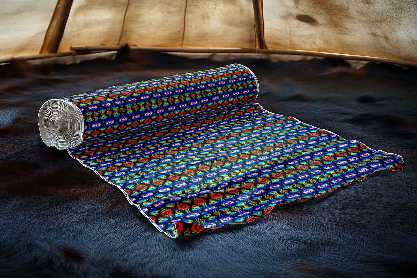 Rainbow Gathering Fabric