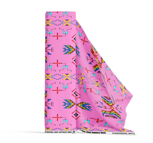 Rainy Chief Rainbow Blush Fabric