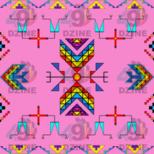 Load image into Gallery viewer, Rainy Chief Rainbow Blush Fabric
