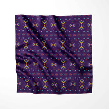 Load image into Gallery viewer, Rainy Chief Rainbow Dark Purple Fabric
