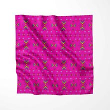 Load image into Gallery viewer, Rainy Chief Rainbow Hot Pink Fabric
