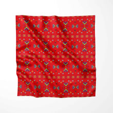 Load image into Gallery viewer, Rainy Chief Rainbow Red Fabric
