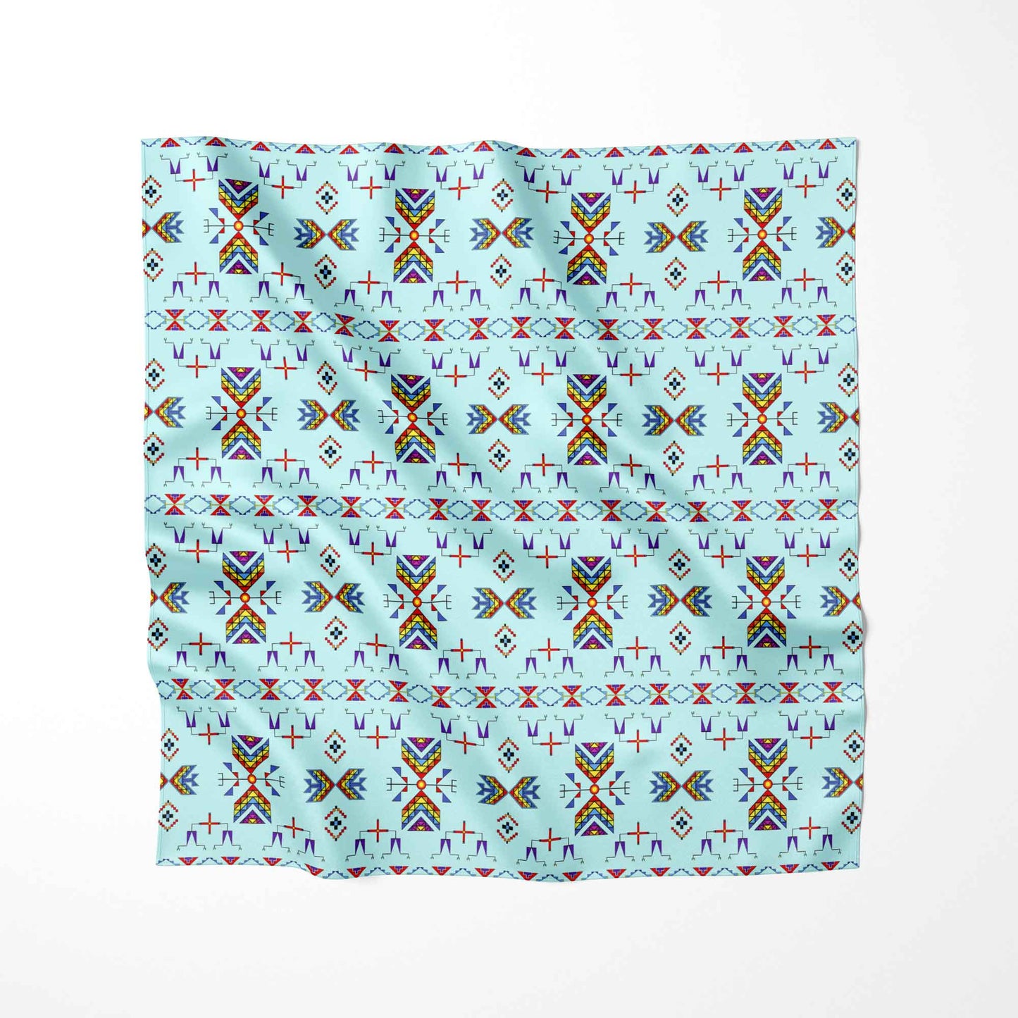 Rainy Chief Rainbow Robin Egg Fabric