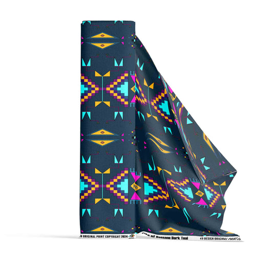 Rite of Passage Dark Teal Fabric