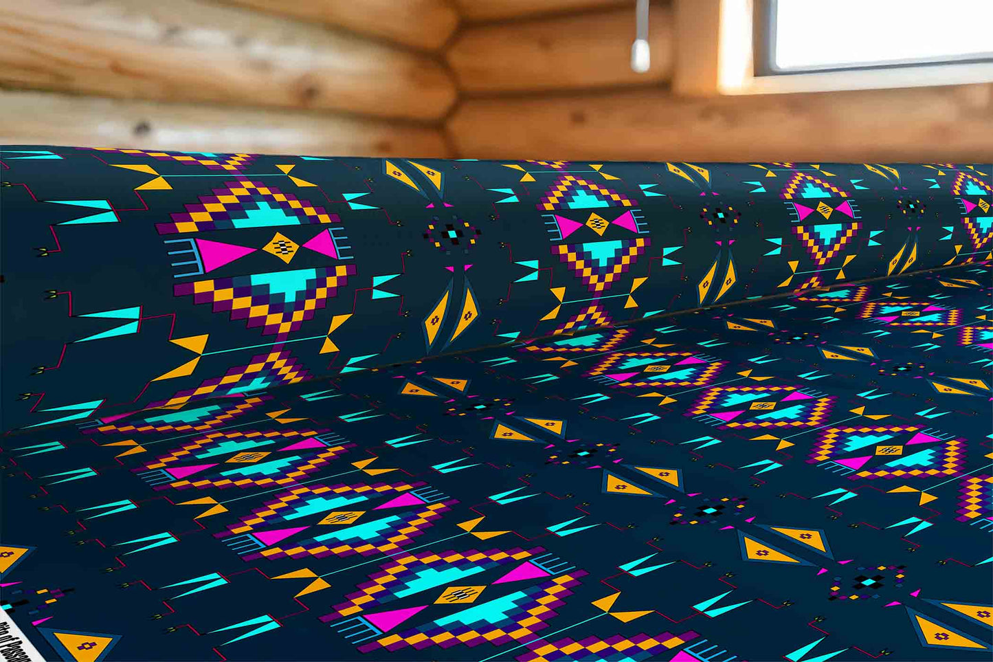 Rite of Passage Dark Teal Fabric