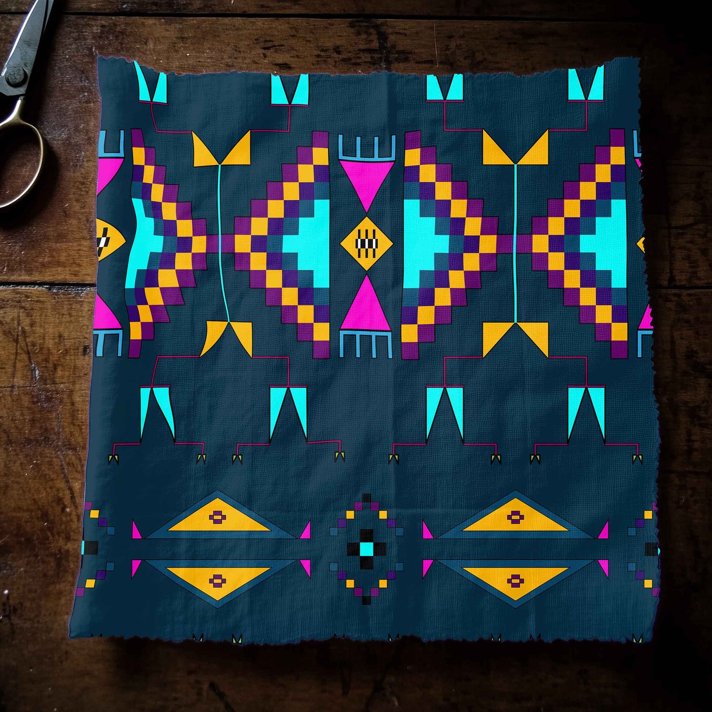 Rite of Passage Dark Teal Fabric