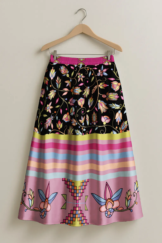 River of Petals Pink Skirt