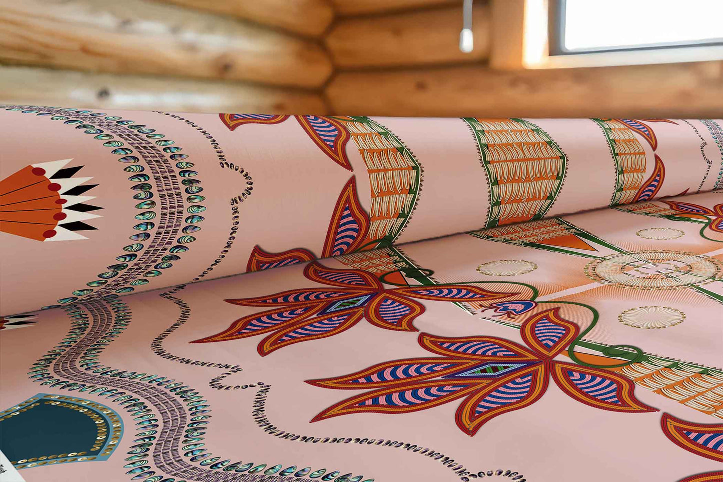 Sacred Plains Blush Fabric