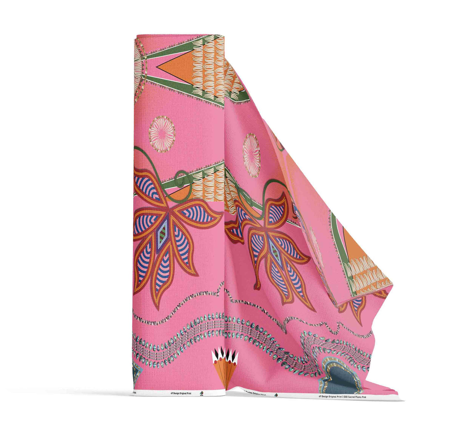 Sacred Plains Pink Fabric