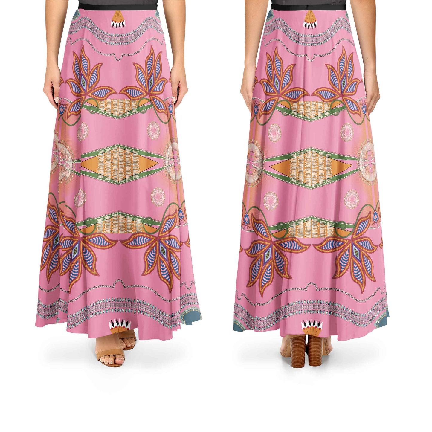 Sacred Plains Pink Fabric