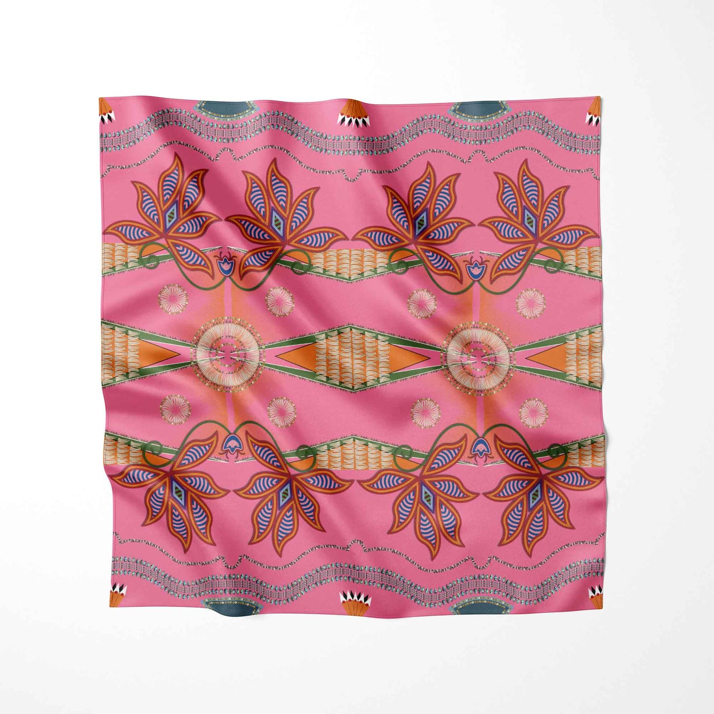 Sacred Plains Pink Fabric