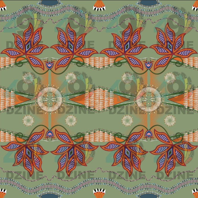 Sacred Plains Sage Fabric