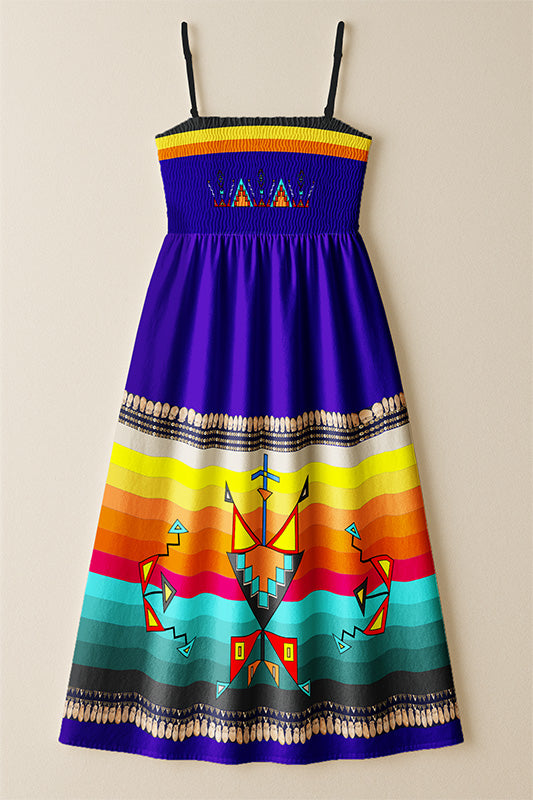 Sentinel of the Plains Navy 3 Smock Top Dress
