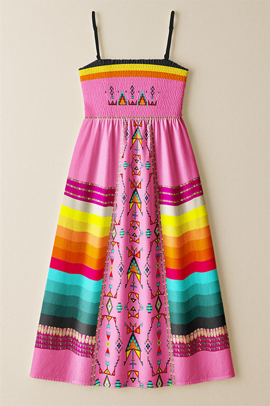 Sentinel of the Plains Pink 2 Smock Top Dress