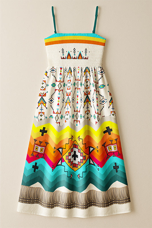 Sentinel of the Plains White 1 Smock Top Dress