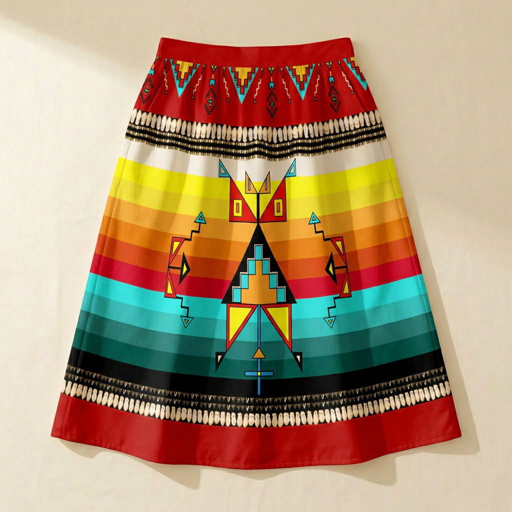 Sentinel of the Plains Midi Skirt