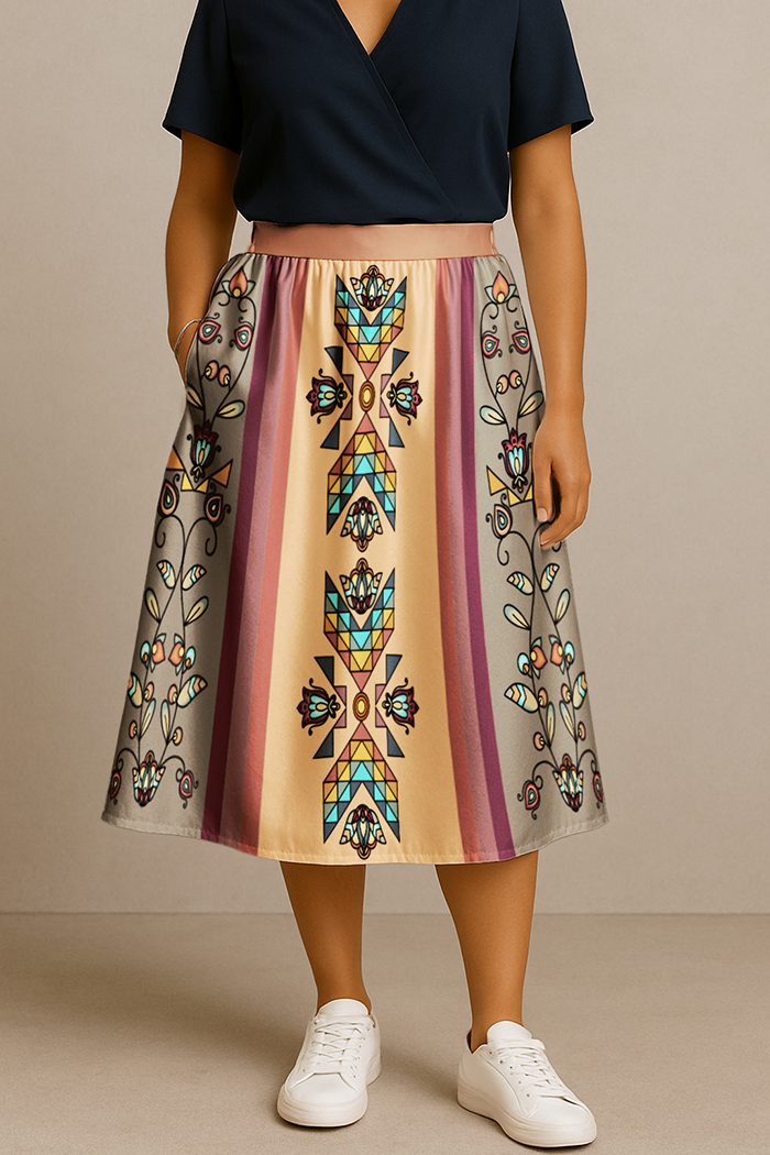 Sister Arrows Earthy Midi Skirt
