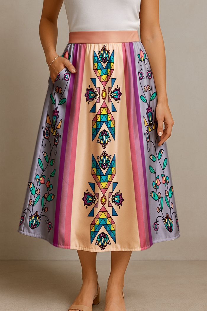 Sister Arrows Midi Skirt